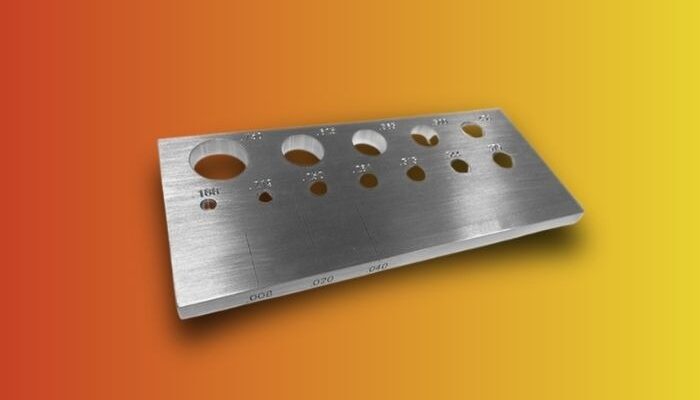 Eddy Current Calibration Block Surface and Tubes